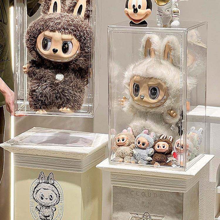 明保PNT罩布柜展示盒zimo展示拉布护亚克力大大透阴晴首领防尘mo