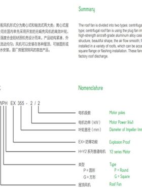亿利机达风WPH系无品牌/列顶风机WPH屋710