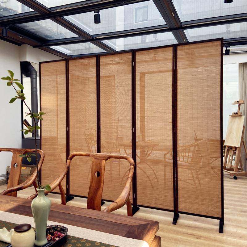 隔屏实风折屏做复古030玄关中式折断叠屏风客厅移动隔断竹子旧木,基础建材,屏风,淘宝优惠券,粉丝福利购,淘宝优惠卷