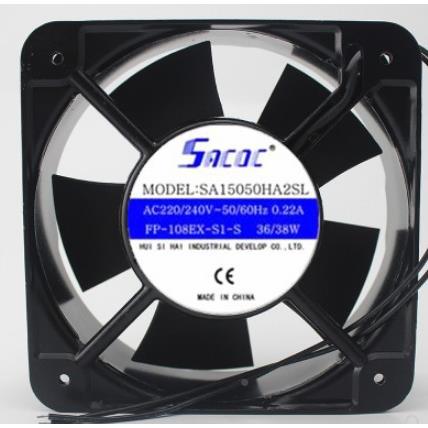 原装H立德SA105ELG0A2SL/BL220v50.22A38w15cm厘米散热风扇风机