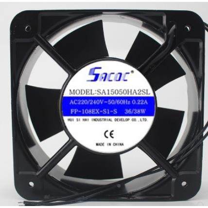 原装H立德SA105ELG0A2SL/BL220v50.22A38w15cm厘米散热风扇风机