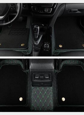 阿维全塔07061112专用汽车脚包围皮革双垫75444层防水无异味易打