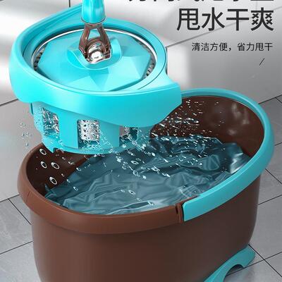拖把旋懒ZEW转免手洗拖拖布桶家用2025新款地自动甩干拖人一净其