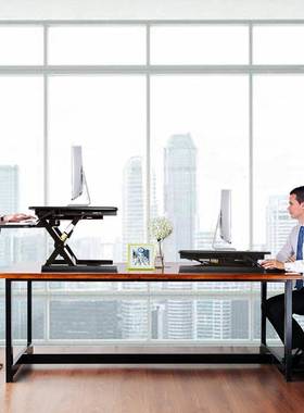 厂家销电脑升降桌人38791工学升降桌笔直台记本式体电脑桌折叠桌