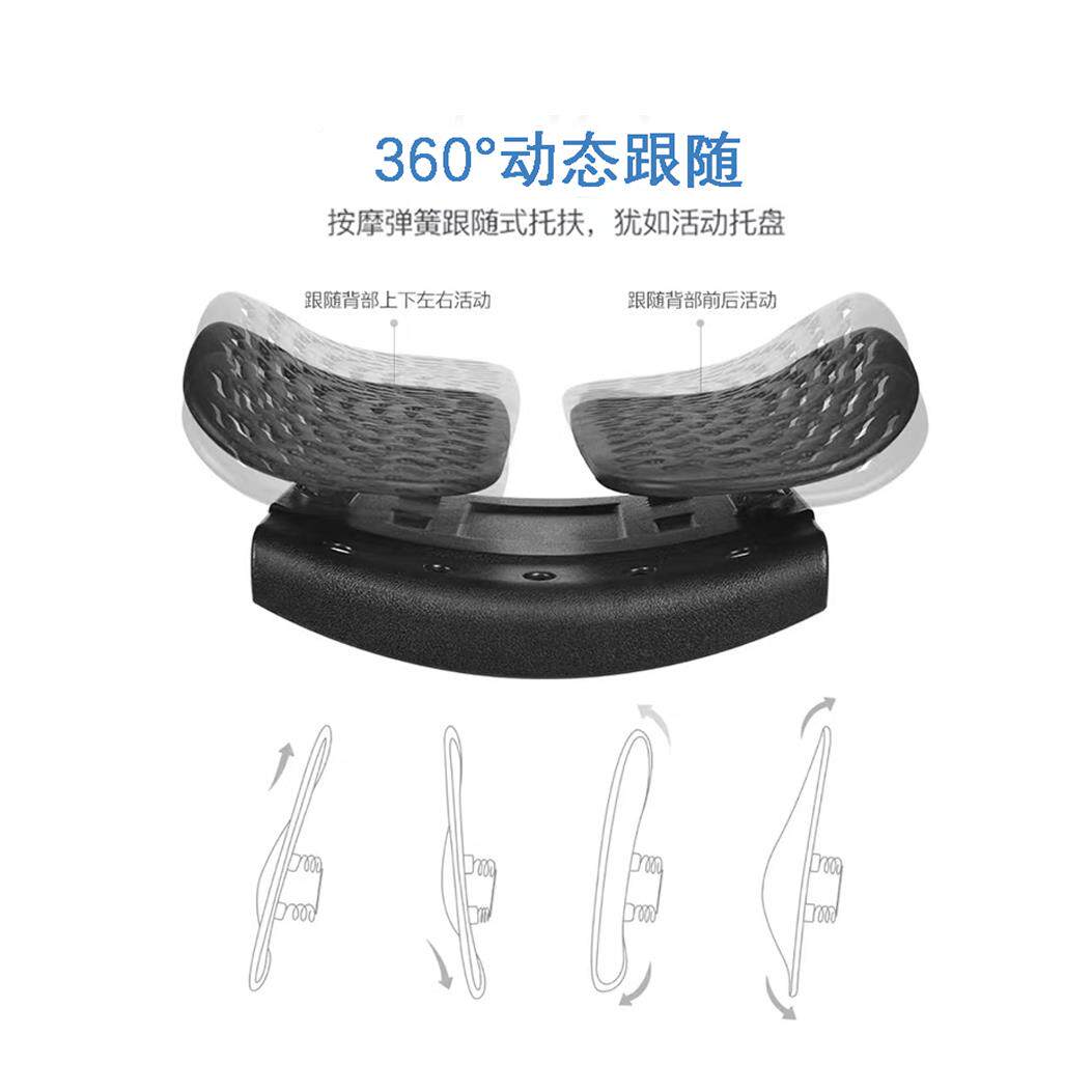 f车c人体工学腰靠办公室护腰靠垫腰久坐靠背垫气囊腰垫汽座椅F76T