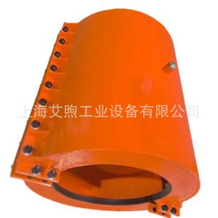 喇叭口异径抢修抱箍铸管交反扣式堵漏ZVF器大小头口哈夫节管补漏