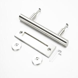 谷仓门不锈钢拉手移门橱拉手不圆形拉手暗高档锈钢柜拉手门把手