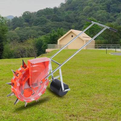 手推式播种机施肥功器多能BAJ米大豆播花种器玉生滚筒种植器点播