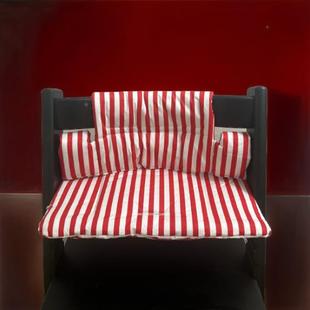 格纹儿童长椅垫宝宝餐椅坐成垫防防尿宝宝椅坐垫座573垫四子水季