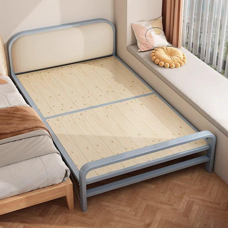 折叠床单人床家用实木简LUG易床出成便人午休床租房床铁携式午睡