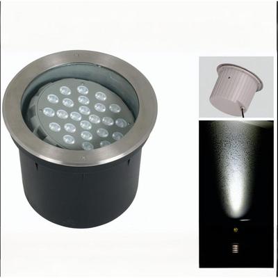 9圆W12W24SM-12W-D地W36W偏光形广场台偏阶角度可调埋地旋转光可