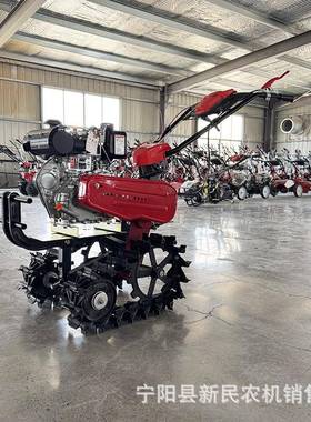 双施链汽油轨微耕机XSG耕地机油机柴机动力微耕机可旋耕除草播种