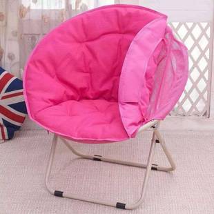 布户艺休闲沙发椅月亮GQF椅家办公椅圆椅时尚小型懒人沙发椅居子