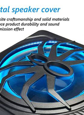 彩灯蜘V蛛车载低音炮寸有源重低音YL-106C1响012可座椅下安装