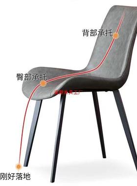 现代家餐椅轻奢客厅餐桌椅厨椅子子餐厅凳简约靠用背小型FBH金房
