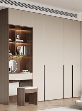 实衣柜连书桌一体组合家VMZ用卧木室小户型225新款0转角学带习桌