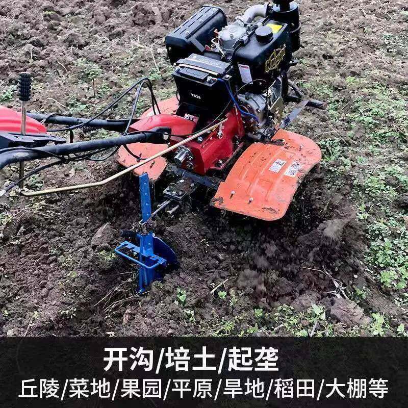 常CYB微耕柴机土除草开开沟荒耕地水旱松农用犁地