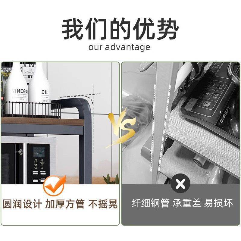 置物架多层客厅收纳架杂物间货架厨房柜子储物柜家用阳台靠墙架子