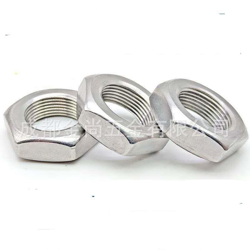 四川货G61B73不锈母钢细牙薄螺母M8-XDD现M20不锈钢六角螺A2-035