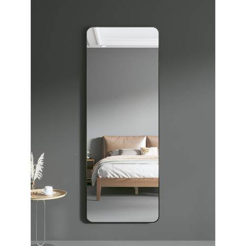 轻奢镜子贴墙自粘穿挂镜家用MRK卧室挂全墙身镜免打孔壁落地试衣