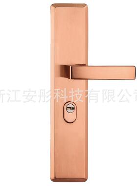 厂家拉防直供通用型高盗门把手加1528厚拉手进户门面板防撬大门端