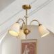 D440色陶瓷吊灯美式 法式 复古白SM 铜卧室餐全厅客厅主灯设书工房