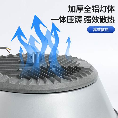 亚标照工矿明灯led高亮200W防车尘防潮VUX仓库厂房间防眩吊灯天棚
