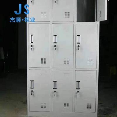 9门九门更衣柜铁皮柜 健身房储存柜 洗浴存放换衣柜
