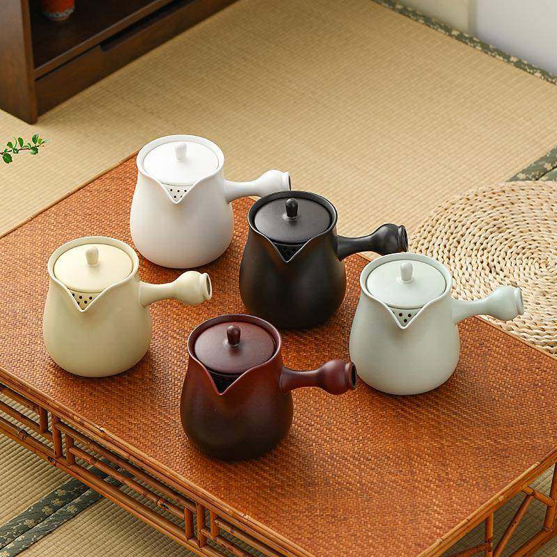 1000壶ML把带水MBB盖罐罐茶壶电陶炉陶泡茶壶烧明火侧侧把壶围炉