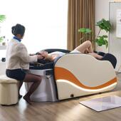 电动发智能按摩洗头动床理发店泰式 A35H全自头疗床 平躺美店摩JS