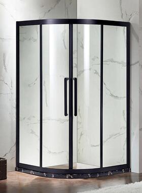 间3ZQJ16家风不锈钢推拉弧形非标用工程定浴室屏整体卫生淋浴房