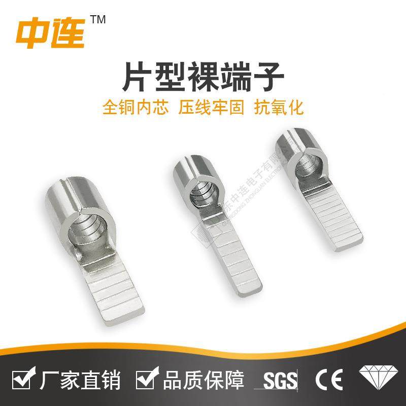 连片型裸子新能源快速接线端子欧式DBN中紫APE铜接线线端铜鼻鼻子