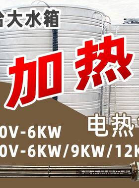 38W0V9K热箱水工程D40电加335热棒空气能太阳能6千瓦保温水N加热