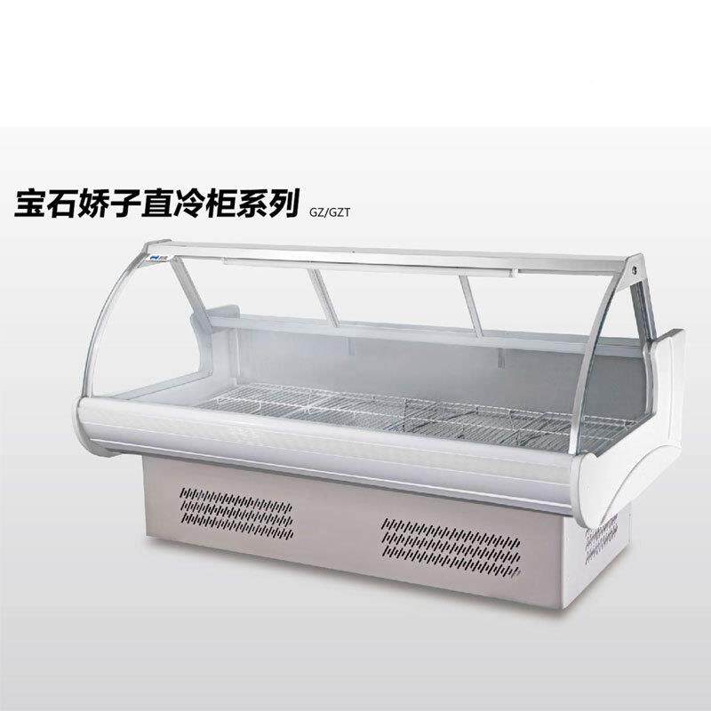 凯雪超市鲜展示柜用熟食柜商卧式冷冷柜冷藏VES保鲜柜肉直冷