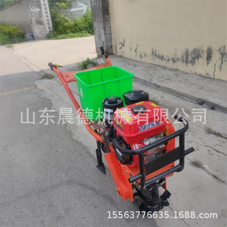轮EAK汽油施独肥玉机单人操作手推米播小麦追肥种机