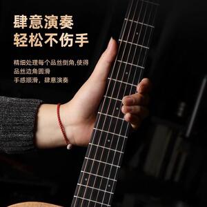 ny恩雅吉他X0民谣木吉他初学者女生3X0入门6a/41寸男电箱新手吉e