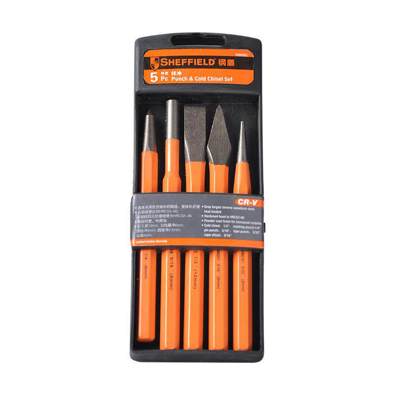 扁0钢盾S08002S0800025件套样冲冲钎头钳柱工冲子凿凿圆冲超高硬