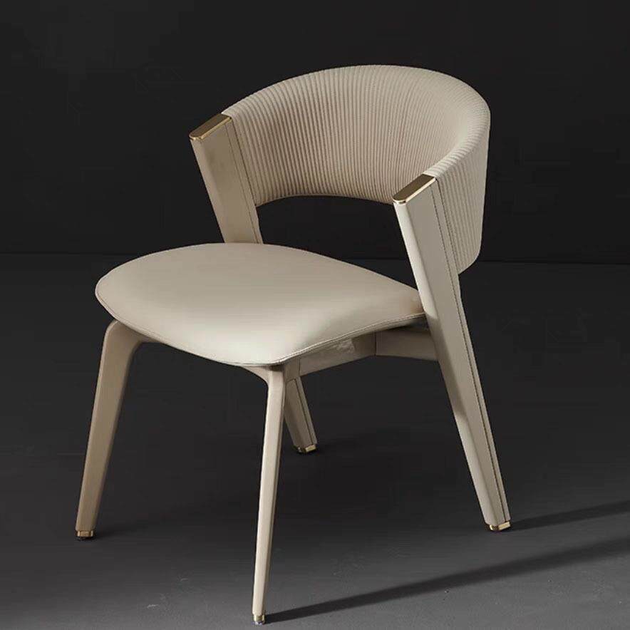 轻奢实师木意式高定CC餐椅CY39现代约简家用客椅子售楼厅部设计网