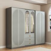 实木衣柜连书桌一角衣柜学习桌转伸缩组柜拐角合FDN电脑桌加体衣