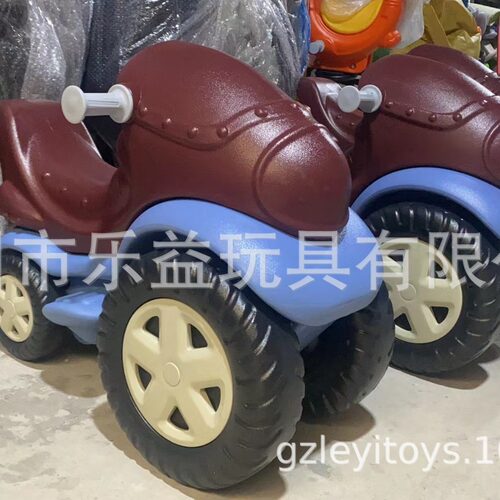 幼儿园淘气堡室外儿童小区助力车踏行车滑行车弹簧摇摇乐塑料玩具