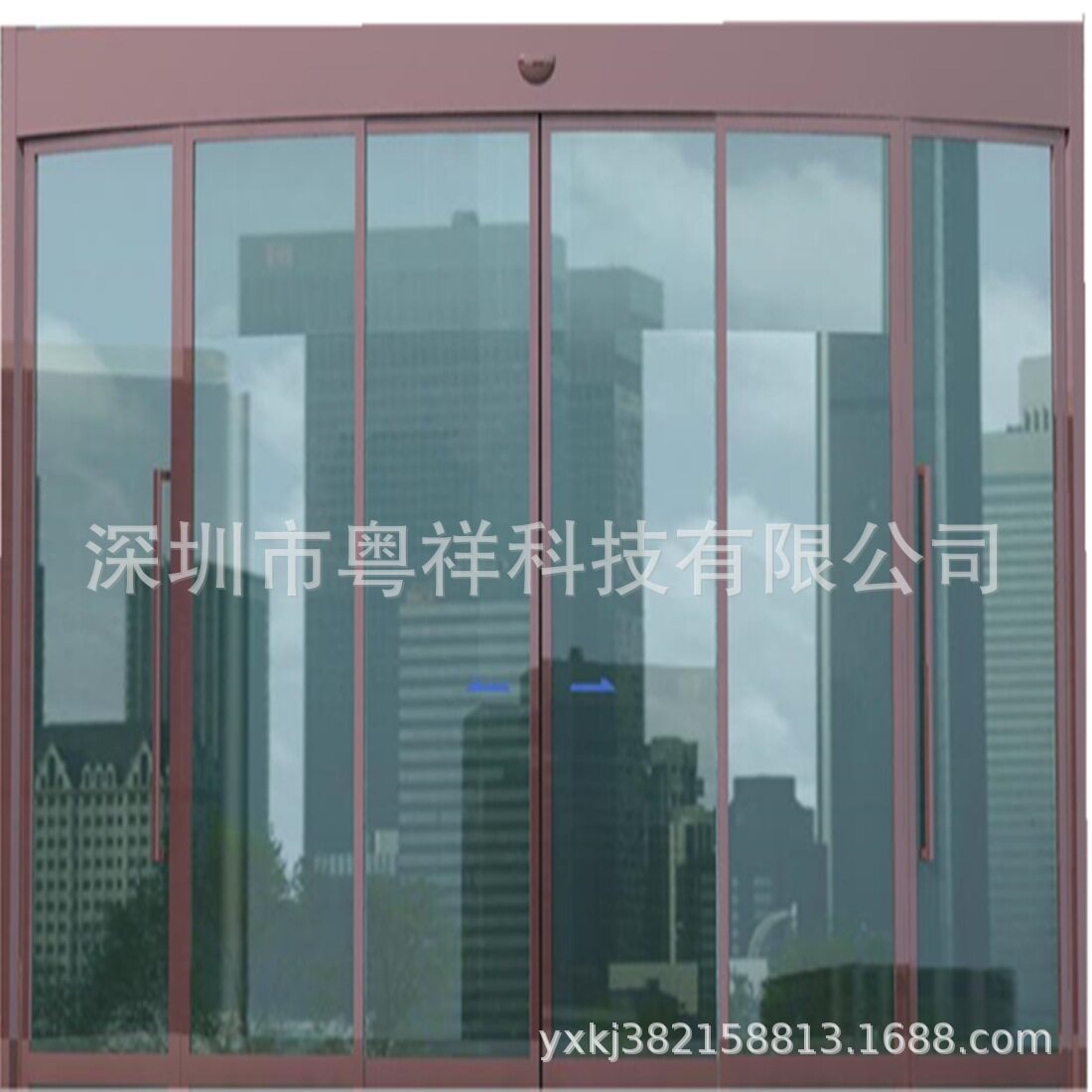 深圳150型平移感应门遥控感应玻璃门价指纹门禁不锈钢自动感应门