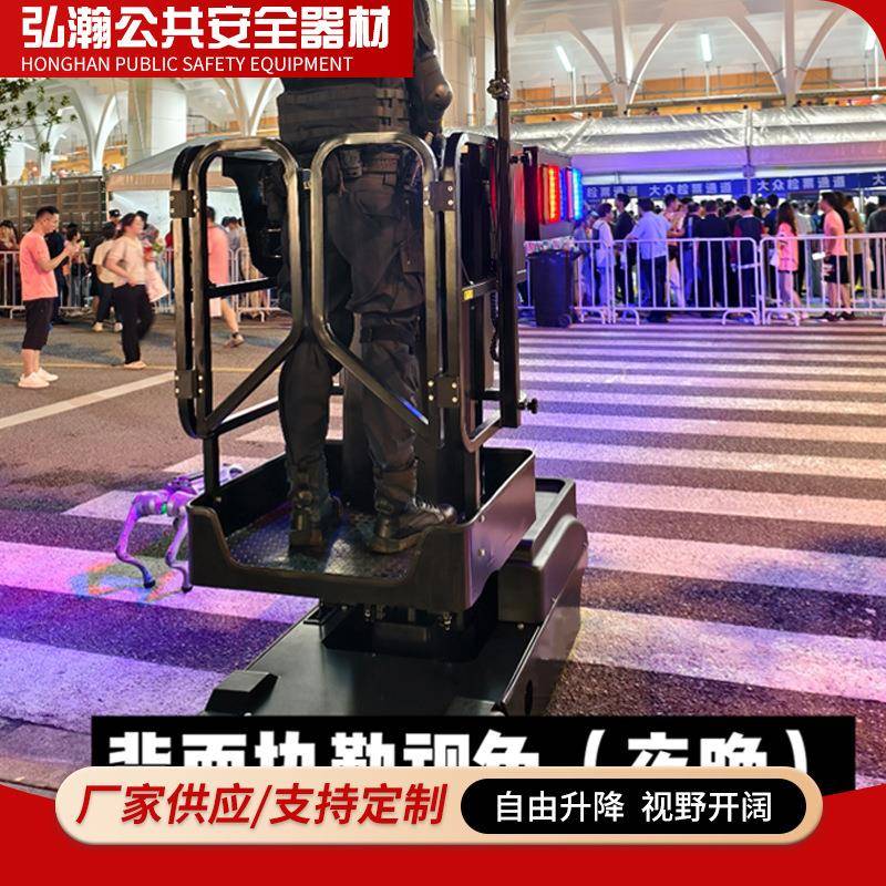 电动可活移动巡25318逻瞭望台热点门景演会大型动多功能便携式唱