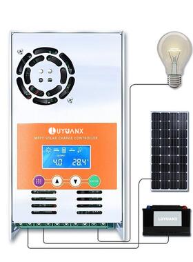 PPT太阳能控制器12V24VM3压6V4阳8VUNPT-40智能识别电40A太能充电