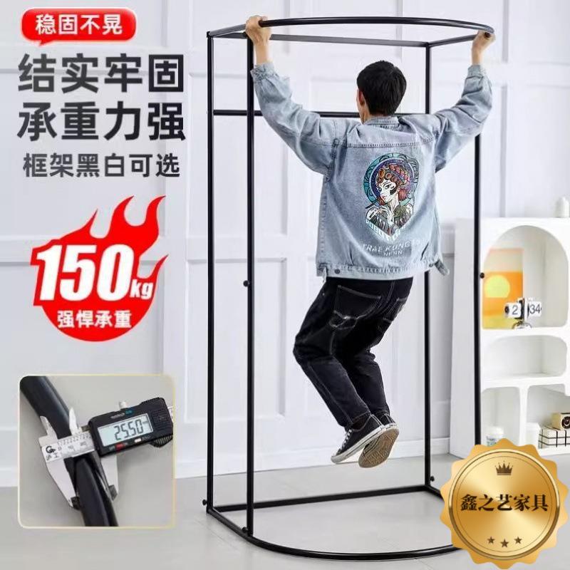 换383服装店商场移动试衣间帘更衣室展架便捷示式落地布帘门简易