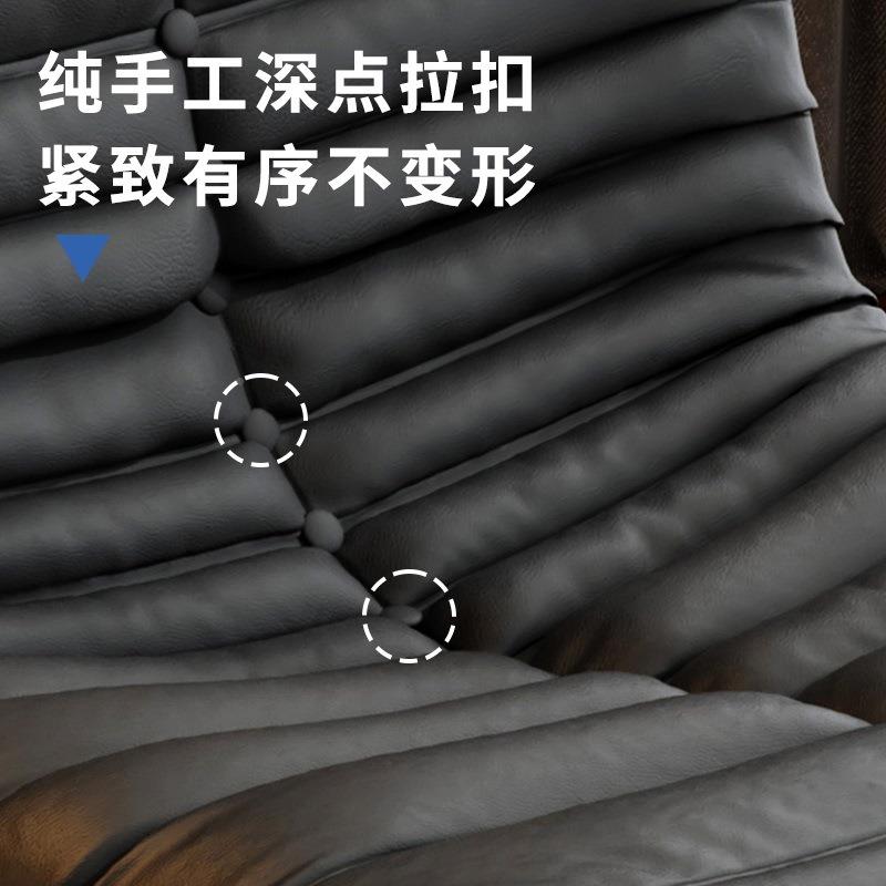 懒人沙发卧ZFQ室榻榻阳台休小闲毛毛虫沙型发久坐户米睡可躺坐垫