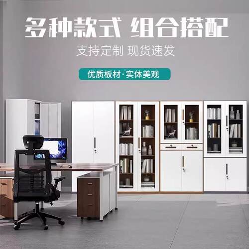 边套色拆料装文务件KSS-TSWJ柜办公室铁窄皮资柜财档案柜带锁更衣