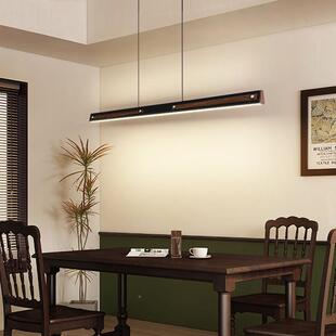 新759款式意餐厅长条吊灯办公桌饭宿店书房民茶室客厅全谱吊光线
