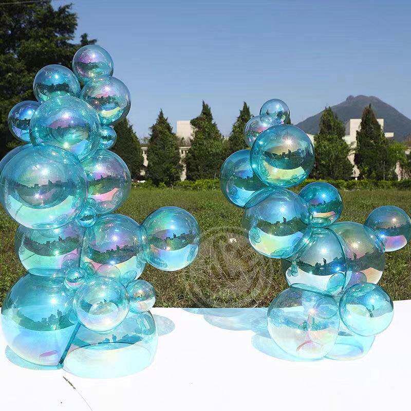 彩电色亚克泡力圆球泡摆件现装代nice-72轻奢视柜异形置酒店售楼