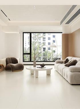 广东素色亮光750*1500柔白光砖客厅通砖体砖750x150瓷0餐厅纯地防