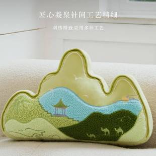 中式 异创意形腰靠山抱枕客hhgdyyds厅沙发靠垫床靠枕办公护头腰靠